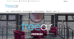 Desktop Screenshot of freeairservices.com