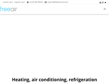 Tablet Screenshot of freeairservices.com
